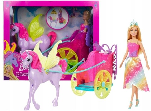 Barbie dreamtopia carrozza - -,