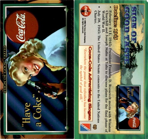 1996 collect card coca - collect-a-card,, coca-cola