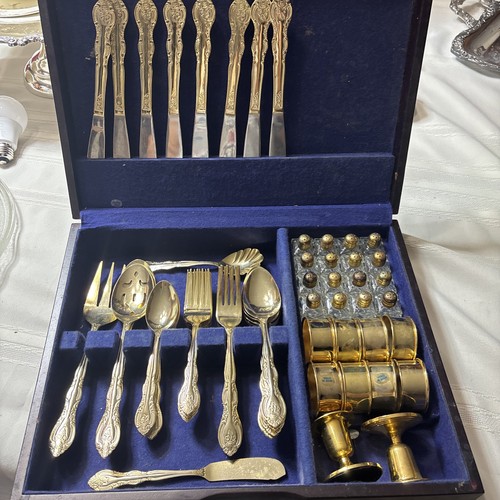 Set posate placcate oro - , 24kt
