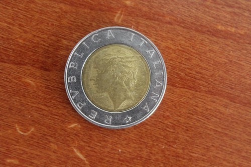 Moneta 500 lire 1925-1996