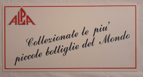 Alpa liquori mignon insegna - mignon,