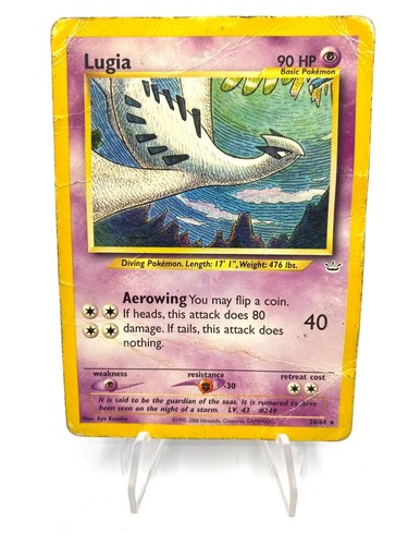 Carta pokemon lugia - carta, 20/64
