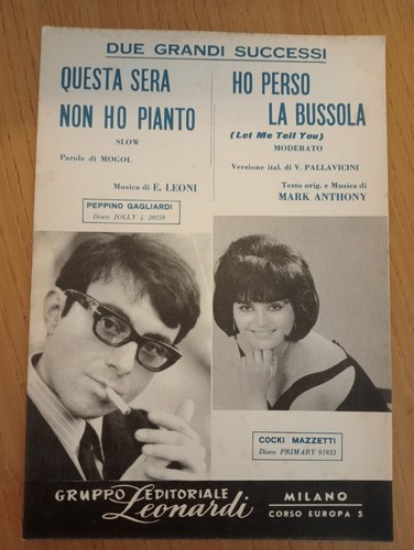 Spartito peppino gagliardi - spartito,