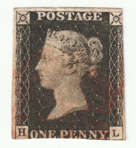 1840 one penny - one,