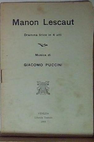 Puccini manon lescaut - puccini,