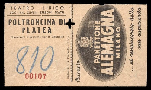 Biglietto ingresso teatro - biglietto,
