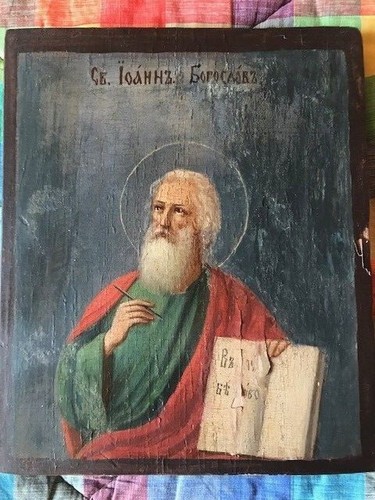 Icona russa san giovanni - san,