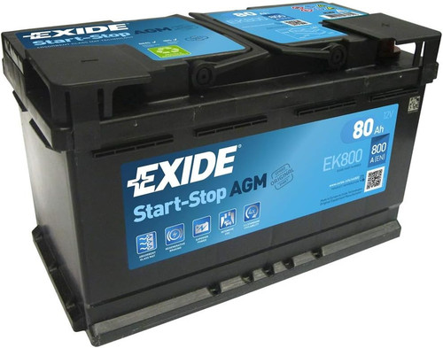 110 agm auto batteria 80ah - 110,