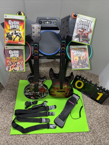 Xbox 360 guitar hero - xbox, world