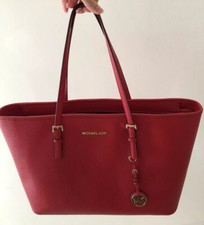 Michael Kors Bag Jet Set Travel Medium Tote Bag Tan Leather 