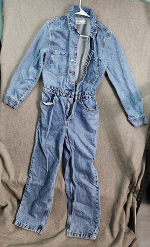 Tuta donna zara blu - zara, denim