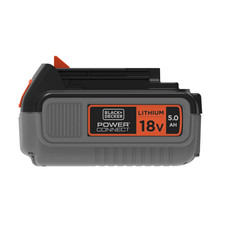 Black+Decker Batteria Ricaricabile 5.0Ah 18V Ioni di Litio Li-ion BL5018-XJ