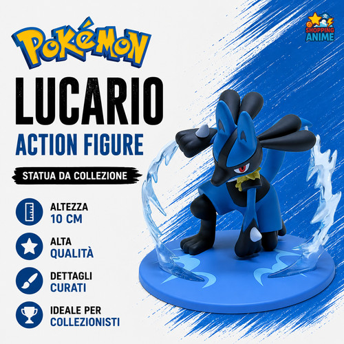 Lucario action figure - action,
