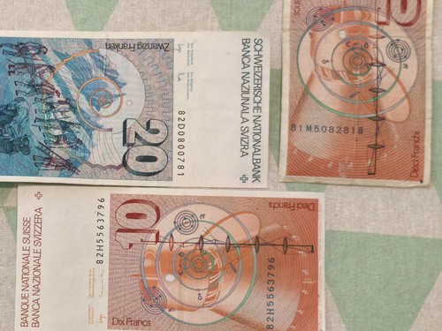 Banconote 20 franchi - 10,