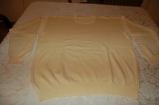 Pullover Uomo, Giallo canarino, Lana, Usato