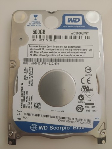 Pcb 500 gb sata 3 - 3, wd