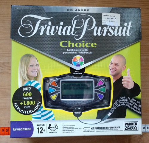 Hasbro trivial pursuit choice - trivial,