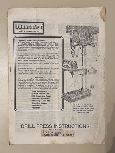 Trapano avvitatore manuale