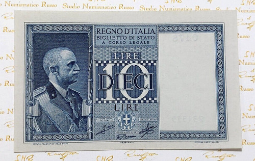 Regno italia lire impero - 10,
