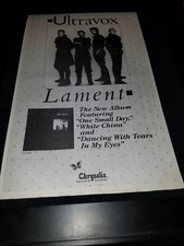 Ultravox Lament Rare Original