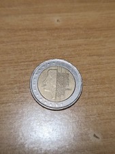 Moneta 2 euro Beatrix OLANDA 2001 ERRORI CONIO Rara