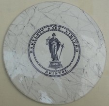 ANTIQUE SCALE PLATE BARTLETT &