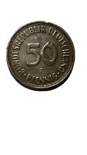 moneta tedesca 50 Pfennig,1950 J,banca deutscher paesi IN