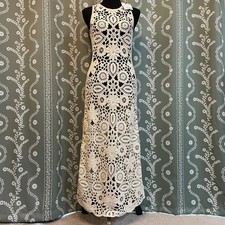 Maxi abito zara all - maxi, all'uncinetto