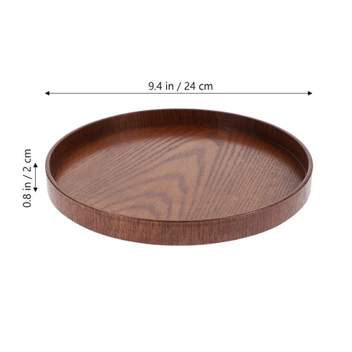 Vassoio rotondo legno - vassoio,
