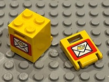 LEGO Yellow Container Box Mail