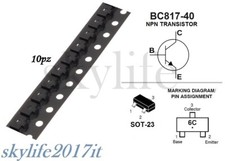 10 pz BC817-40 ( Mark 6C ) NPN