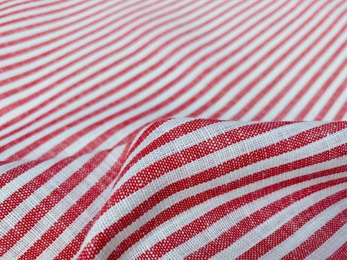 Tessuto lino righe - , caramelle
