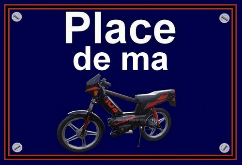 Plaque place ma peugeot - plaque,