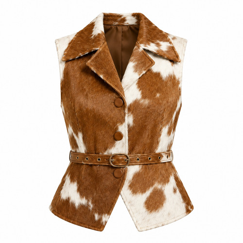 Gilet donna pelle veri - , capelli