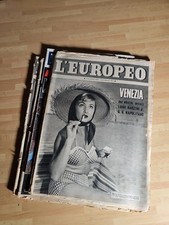 L'europeo Settimanale D'epoca Vintage Magazine Italy Lotto 4 Composizione 5 Pz