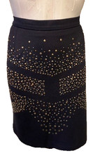 gonna invernale taglia 46 con decorazioni frontali