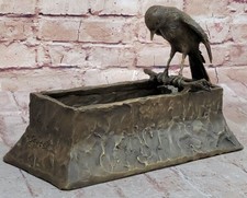 Scultura Per Uccelli In Bronzo