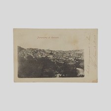 cartolina originale Rossano Calabro Panorama 1903 VG Antimalarine Rizzo Corallo