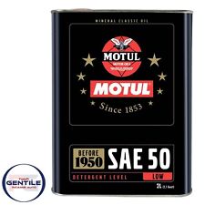 MOTUL SAE50 OLIO MOTORE AUTO MONOGRADO PER AUTO EPODA FINO AL 1950 2 LT