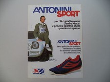 advertising Pubblicità 1978 ANTONINI SPORT e SANDRO MUNARI