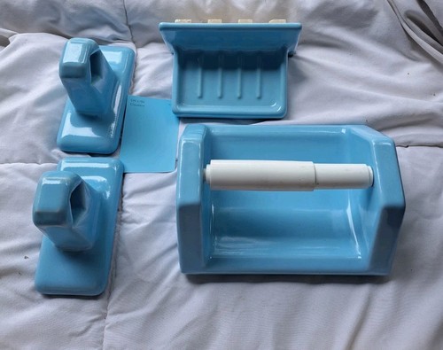 Vtg mcm ceramic bathroom - 4,
