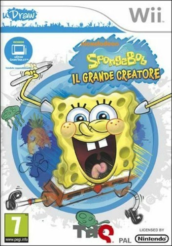 Udraw wii game spongebob - wii,