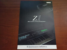 KORG Z1 RARA VINTAGE BROCHURE CATALOGO 1997 - DA COLLEZIONE
