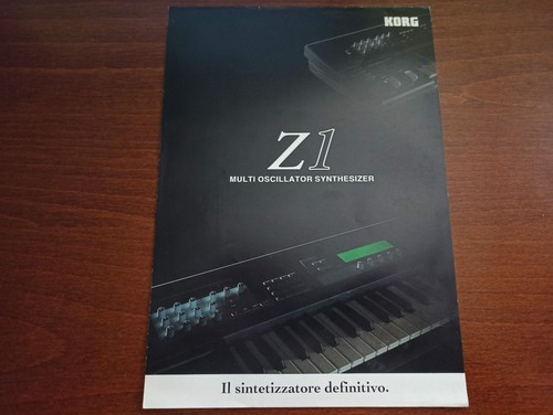 Korg rara vintage brochure - korg,