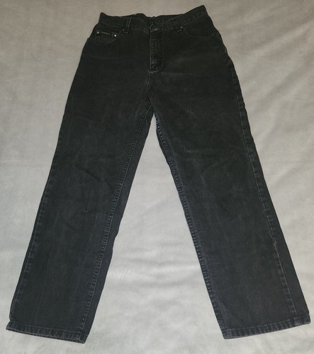 Jeans donna nero gamba dritta