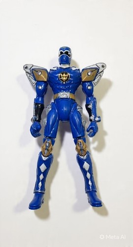 Action figure power ranger blu - power,