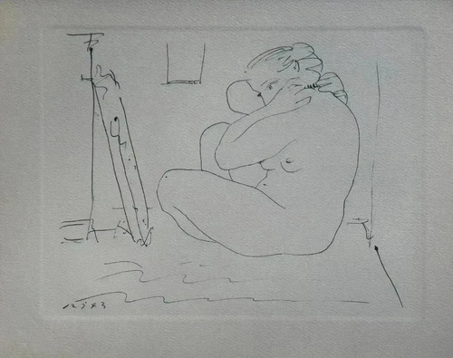 Pablo picasso modello - pablo, nudo