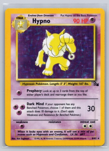 Hypno holo rare fossil - holo,
