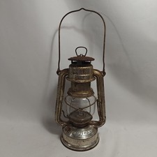LAMPADA LANTERNA A CHEROSENE FEUERHAND 275 VECCHIO GLOBO IN VETRO MADE IN GERMANY Uragano 