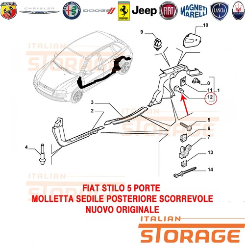 Fiat stilo porte molletta - stilo,